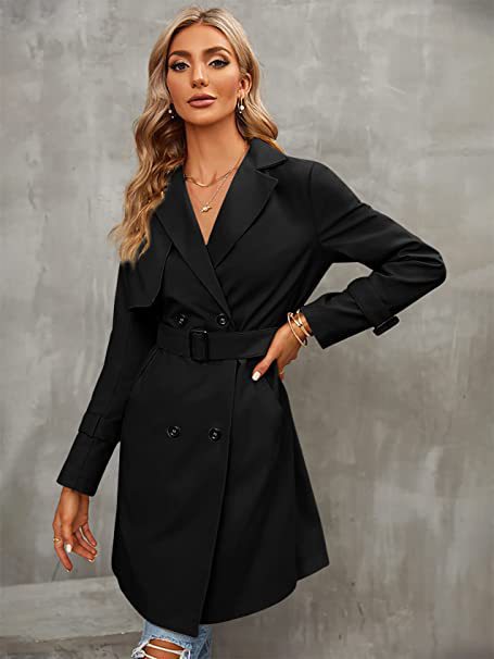 Manteau croisé coupe ajustée – vue 8