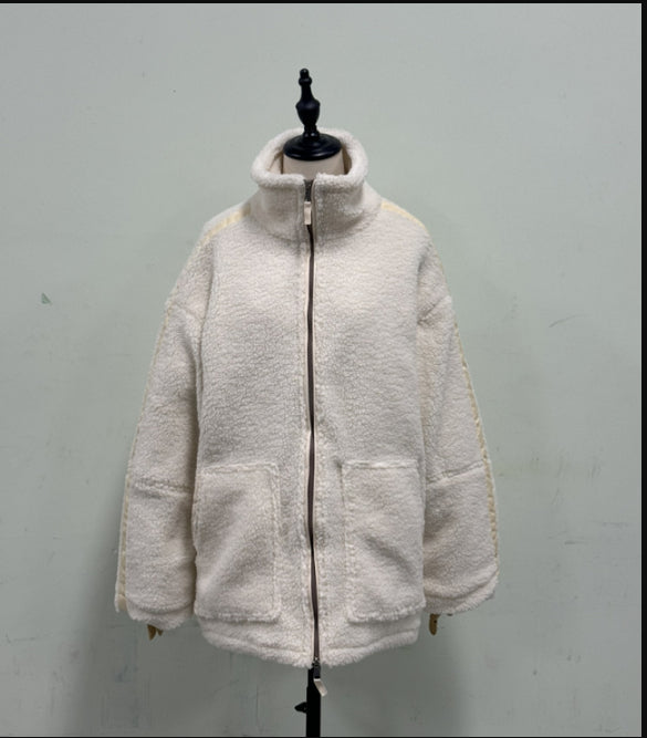 Veste zippée en maille alpaga – vue 11