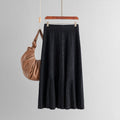 Jupe midi plissée taille haute – vue 2