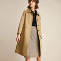 Veste longue style rétro