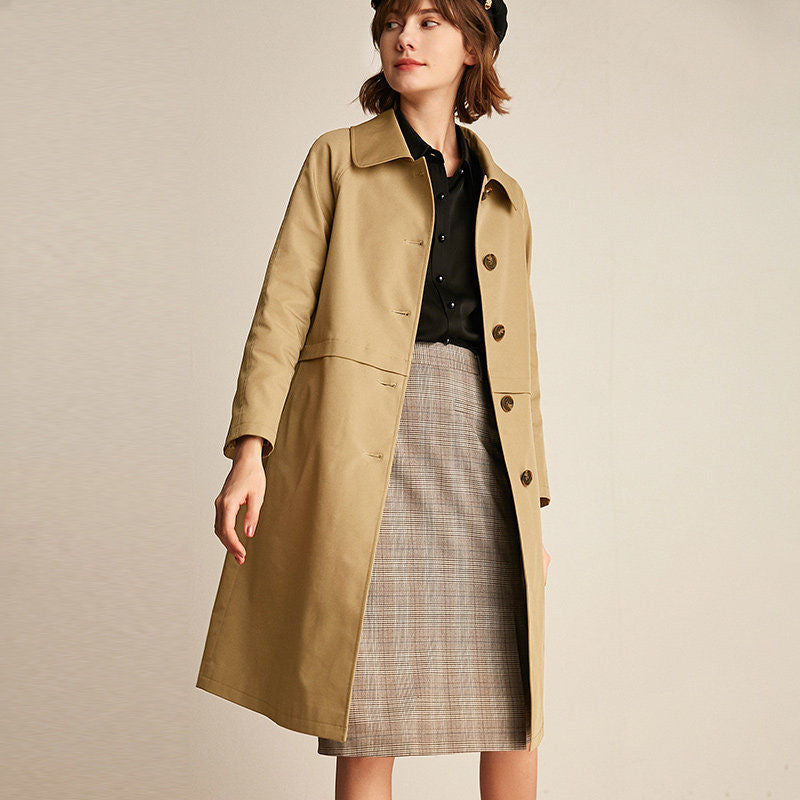 Veste longue style rétro