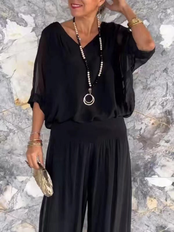 Ensemble en mousseline haut et pantalon court – vue 6