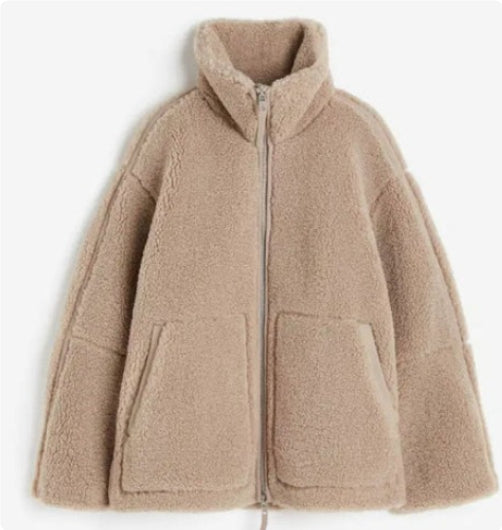 Veste zippée en maille alpaga – vue 13