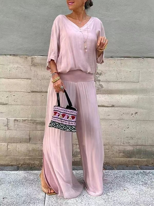 Ensemble en mousseline haut et pantalon court – vue 14