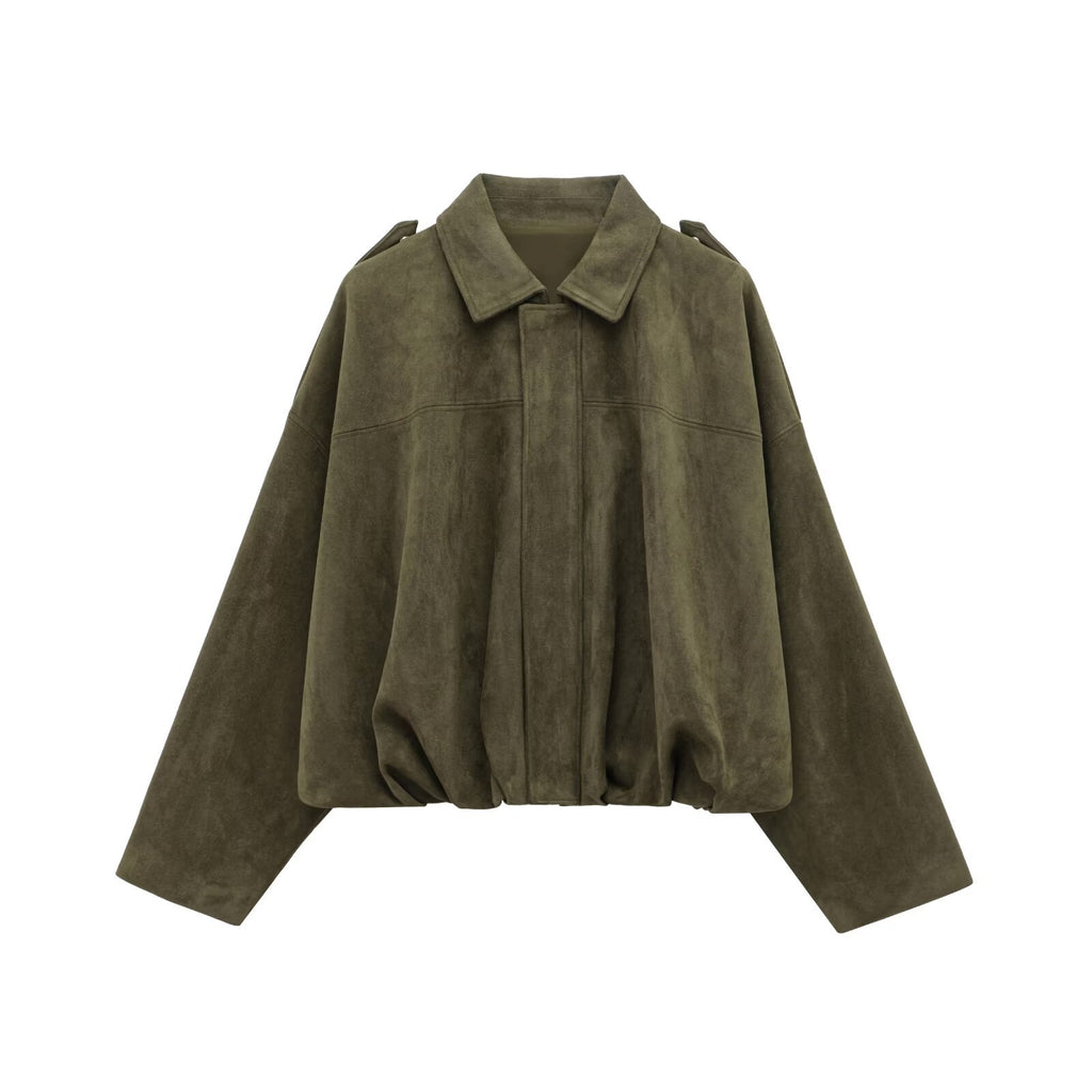 Blouson aviateur effet daim – vue 5