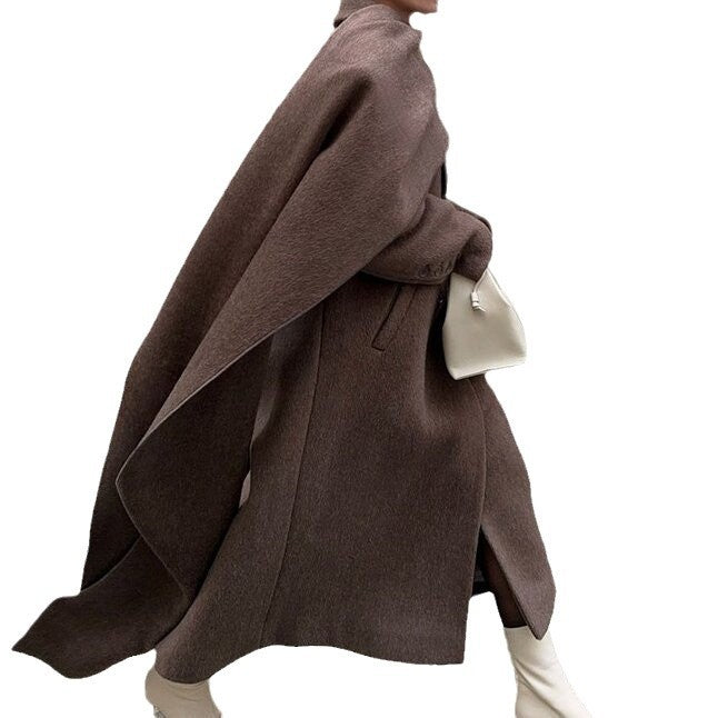 Manteau à col écharpe – vue 5