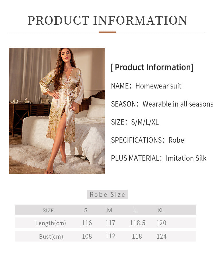 Robe de chambre légère imprimé cerises – vue 10