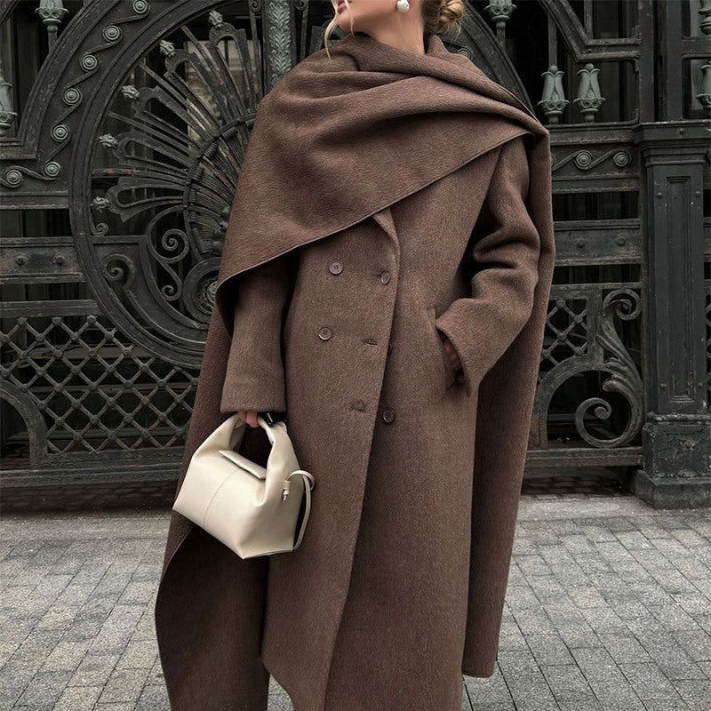 Manteau à col écharpe – vue 3